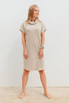 City Dress in Beige - Shop Online | victorymax.com.au