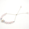 Sarah Sterling Silver Rose Quartz Fresh Water Pearl Bracelet | VictoryMax