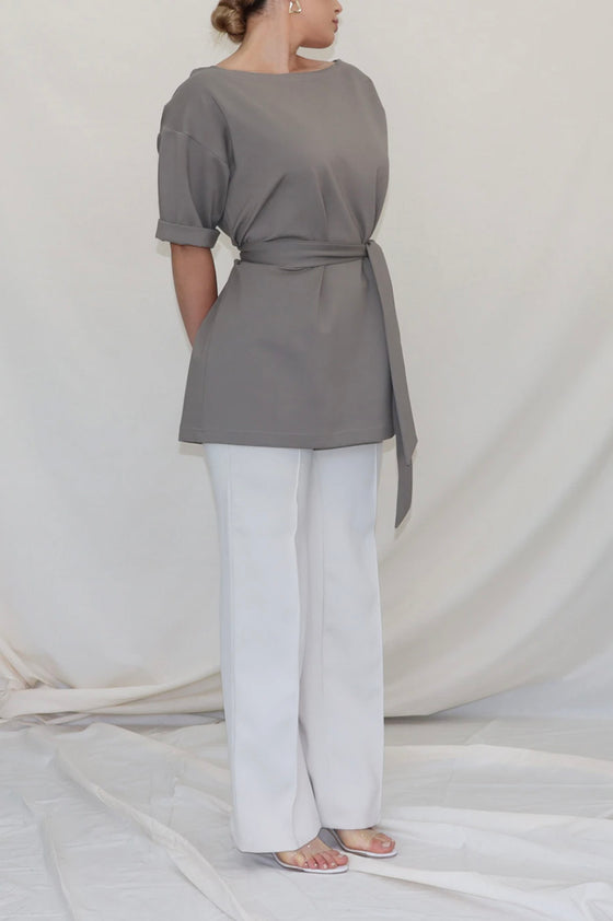 Resort 21 Ava Top - Grey | Shop Online | victorymax.com.au