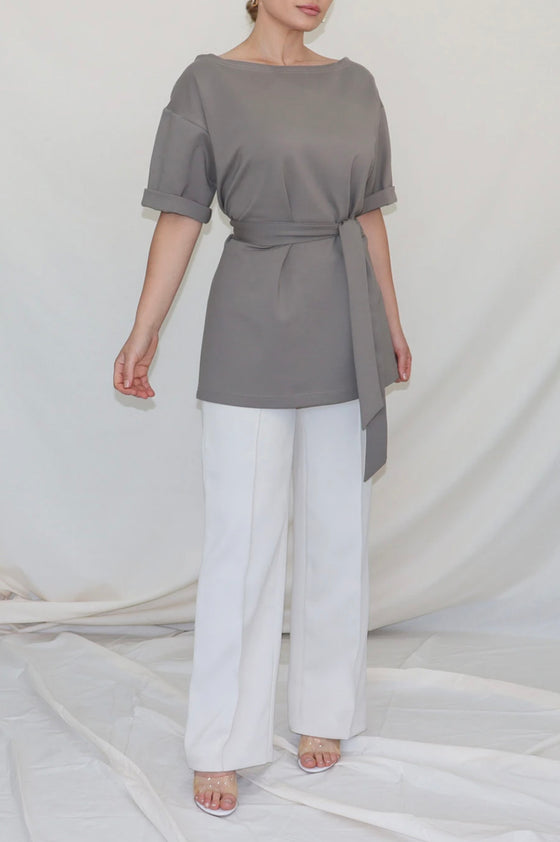 Resort 21 Ava Top - Grey | Shop Online | victorymax.com.au