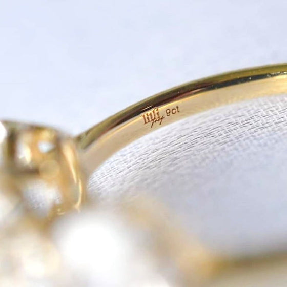 Clara 6.17 CT Sapphire Trilogy Ring | Shop Online | victorymax.com.au