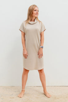  City Dress in Beige - Shop Online | victorymax.com.au