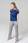 Cotton Cap Sleeve in Blue - Shop Online | victorymax.com.au