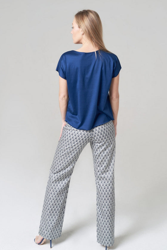 Cotton Cap Sleeve in Blue - Shop Online | victorymax.com.au