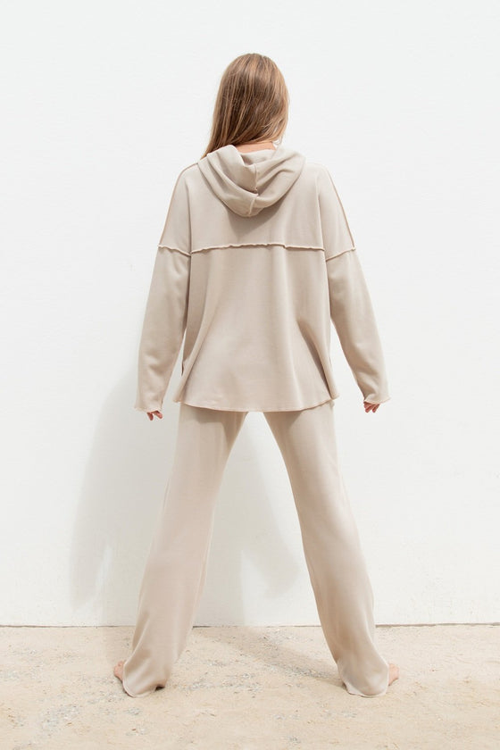 Hooded Sweatshirt in Beige - Shop Online | victorymax.com.au