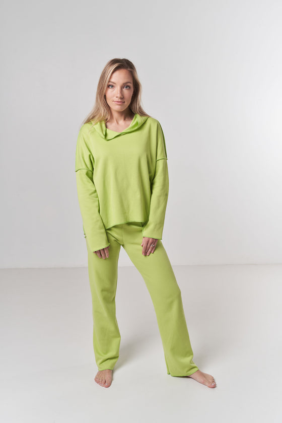 Hooded Sweatshirt in Lime Green - Shop Online | victorymax.com.au
