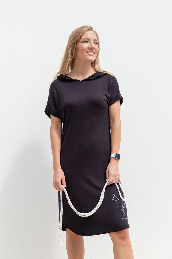 La Mance Tunic Dress in Black - Shop Online | victorymax.com.au