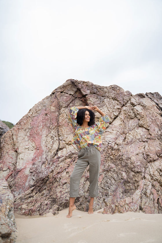 The Shanti Blouse - Multiprint | Shop Online | victorymax.com.au