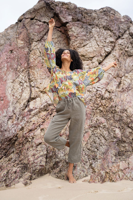 The Shanti Blouse - Multiprint | Shop Online | victorymax.com.au
