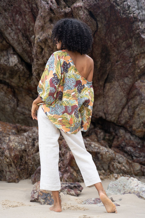 The Shanti Blouse - Multiprint | Shop Online | victorymax.com.au