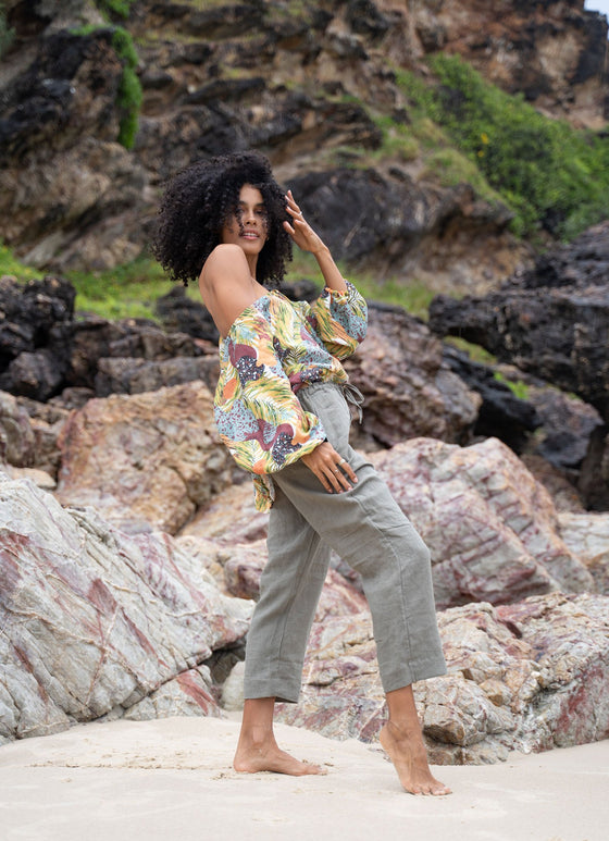 The Shanti Blouse - Multiprint | Shop Online | victorymax.com.au