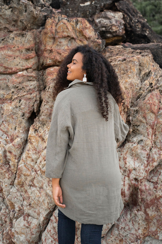 The Aura Kaftan - Olive | Shop Online | victorymax.com.au