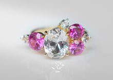  Sofia 5.92 CT Sapphire Cluster Ring | Shop Online | victorymax.com.au