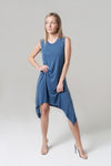 Waterfall Dress in Blue - Shop Online | victorymax.com.au
